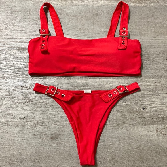 Other - Red Buckle Bikini